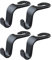 Wislter 4 Pack Car Seat Headrest Hook Car Purse Hook for All Vehicle Car Handbag Clothes Coats Grocery Bags, Black