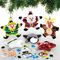 Baker Ross FE985 Kit di Palline a Stella di Natale - Confezione da 6, Crea le tue Decorazioni Natalizie, Addobbi Natalizi per l'Albero per Bambini da Decorare ed Esporre