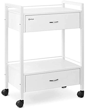 Physa Physa CT-2 Kosmetikwagen 2 Schubladen Arbeitswagen Kosmetik Kosmetik-Beistellwagen Beistellwagen Kosmetik