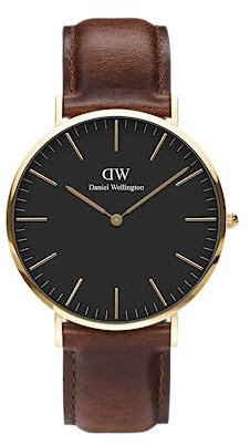 Daniel Wellington Classic Uhr 40mm Double Plated Stainless Steel (316L) Gold