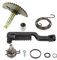 aleawol 8 Stück Kickstarter Ritzel, Gear Moped Kick Start Hebel Zwischenwelle Zahnrad Hebel Feder Moped Kickstarter Set für GY6 48CC Roller