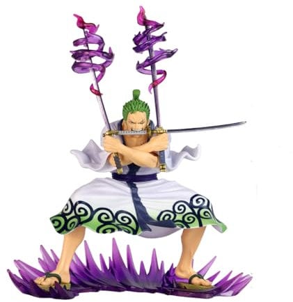 BANPRESTO Actionfigur Zoro Juro One Piece - Dxf 13 cm, BP19509, Mehrfarbig