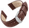 Archer Watch Straps - Uhrenarmbänder mit Schnellverschluss aus Hochwertigem Genarbtem Leder (Mahagoni/Naturweißes Garn, 22mm)