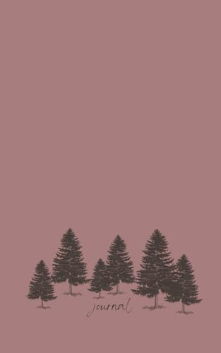 Simple Pine Tree Journal: Earth tone, boho, lined journal, paperback,100 pages, 5x8” (Dirtbag Daisy Co)