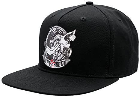 Crash Bandicoot Cap Eat the Road Black