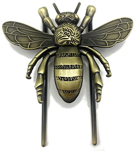 Vintage-Seitenhalter, Journal-Clips, um das Tagebuch während des Schreibens offen zu halten, für freihändiges Journaling. Antikes Messing-Finish. Geschenk für Schriftsteller. Bienen-Design