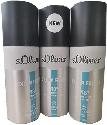 S.Oliver 3 x 150 Deodorant für Sie und Ihn 48 h Protecton