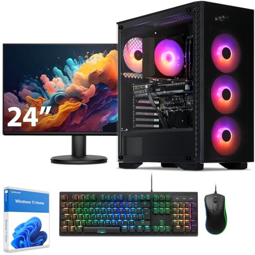 Sedatech Pack PC Gaming Expert • AMD Ryzen 9 5900X • RTX4070 • 32Gb RAM • 2Tb SSD M.2 • Windows 11 • Monitor 24