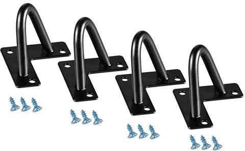 WHUANGKAKA 5,1 cm Haarnadelbeine, DIY-Möbelbeine aus Metall sind ideal für Schränke, Kleiderschränke, TV-Schränke, Schubladen, Nachttische, Schmuckkästchen, Couchtisch und mehr. Kleine Tischbeine,