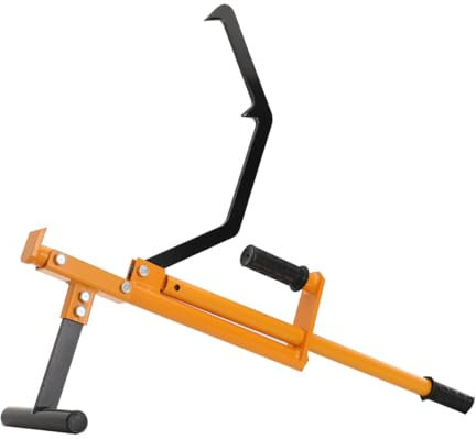 Lfhelper Steel Timberjack Adjustable Log Roller Cant Hook, Timberjack Wood Log Lifter for Rolling and Raising Up The Logs