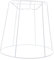 Mikikit E27 Socket Ceiling Light Cage Guard Lamp Shade Ring Set Wire Frame Lampshade Frames to Cover Random Style