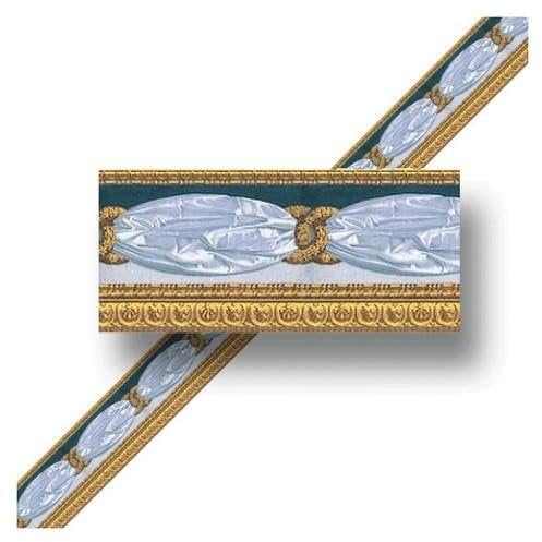 Dolls House Wallpaper Border Miniature Print 1:24 Scale 1/2in Half Inch 24606