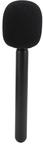 Kabelloser Mikrofon Handadapter for MIC 1 2, for Rode Wireless GO II, for Hollyland Lark 150, for G1/A2, for Movo, Hand Interviewmikrofon mit Windschutzscheibenschaum, Leichter Mikrofongriff