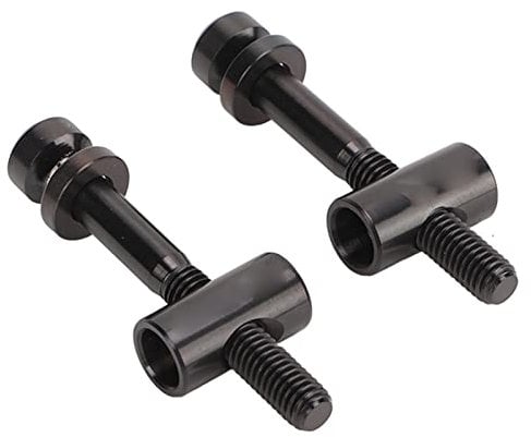 2PCS Bike Seatpost Screw, M5 X 40mm Post Fixing Screw Bike Clamp DIY Replacement Parts (Black)