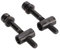 2PCS Bike Seatpost Screw, M5 X 40mm Post Fixing Screw Bike Clamp DIY Replacement Parts (Black)