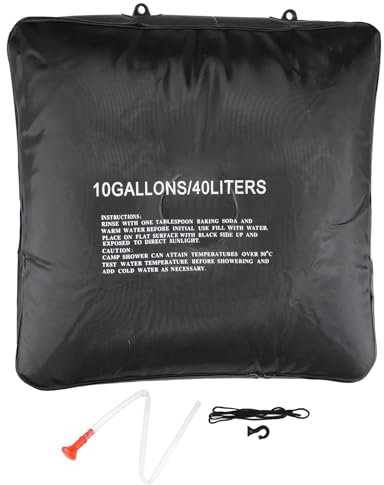 Goowafur Solardusche Tasche,Solar-Duschtasche, auslaufsichere, tragbare