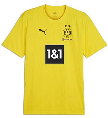 PUMA Herren Borussia Dortmund Trainingstrikot L Faster Yellow Black