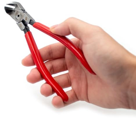 QZHDX Pinza per tronchesi Laterali per canaline in PVC Professionali, pinze per Taglio Manuale di canaline in plastica per Cavi industriali, Utensili per elettricisti