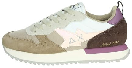 SUN68 Sneakers Basse Stargirl Multicolor Z44209 Beige Scuro Beige