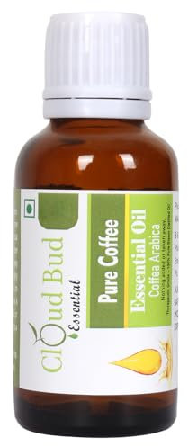Cloud Bud Pure Coffee Essential Oil 10ml 0.338oz Coffea Arabica 100% Pure and Natural Steam Distilled