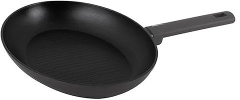 Berlinger Haus Fischpfanne | Titanbeschichtung 35x25 cm für fettfreies Braten | Anthrazit Design | Für alle Herdarten geeignet | Leicht zu reinigen