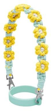 Outman Water Bottle Handle Water Bottle Holder Sling with Hand-Woven Lanyards Strap Fits Most 16-40oz Water Bottles Compatible with Stanley Cup,Owala,Hydro Flask