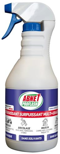 ABNET - Abnet Proflash - Nettoyant Surpuissant Multi-usages - Action détergente et dégraissante - Prêt à l’emploi - Spray 800 ml