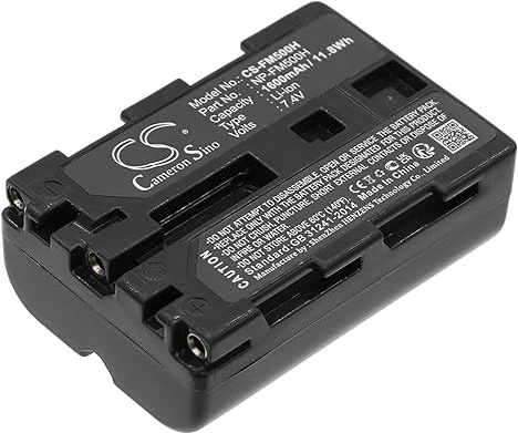 TECHTEK Battery 1600mAh compatible with [Sony] alpha DSLR-A100, alpha DSLR-A100/B, DSLR-A100H, DSLR-A100K, DSLR-A100K/B, DSLR-A100W, DSLR-A100W/B, DSLR-A100W/B FBA