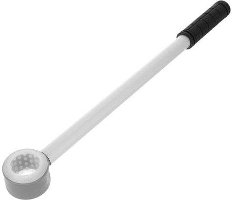 BESTonZON Window Lever Handle Blind and Shades Rod Blind Curtain Rod with Hook Window Handle Extension Tool Curtain for Heavy Curtains Pull Silver Aluminum Alloy