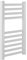 Greened House Milano WHITE Straight Heated Towel Rail Central Heating Towel Radiator (400 x 600 Straight)
