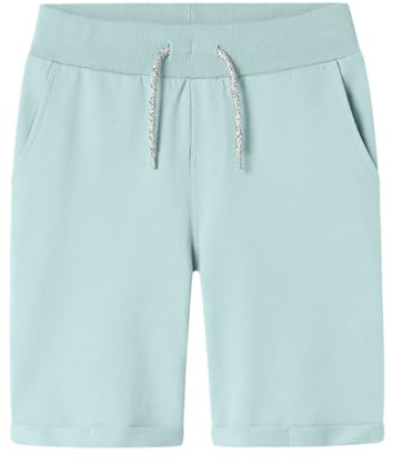 NAME IT Jungen Nkmvermo Long SWE Shorts Unb F Noos, Limpet Shell, 86 cm