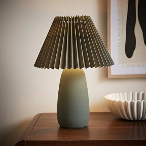 ValueLights | Taggie Green Origami Table Lamp and Bulb | Table Lamp, Home Décor & Improvement Essential
