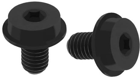 2 Pcs Circular Saw Blade Bolts Black Screw Clamp Bolt Steel Screw