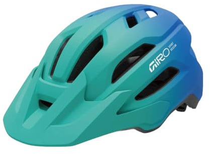 Giro - Fixture II Helme - Jugendliche Unisex - Schutzausrüstung, Fahrradhelm, Freizeithelm, Helm für Freizeitradfahren, Grün/Blau, UY