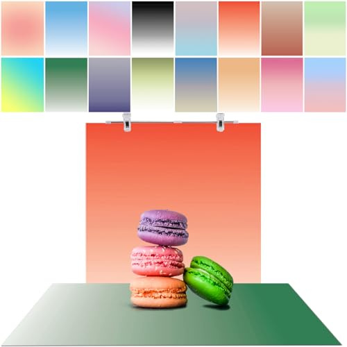 Hintergrund für Lebensmittelfotografie, 86 x 55 cm, 2-in-1, doppelseitig, flach, für leckere Lebensmittel, Schmuck, Kosmetik, Make-up-Requisiten, 8 Stück