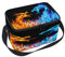 ALAZA Lunchbox mit Pfotenabdruck, isoliert, für Picknick, Schule, Damen, Herren, Kinder Fein 10x7x6 inch Color3