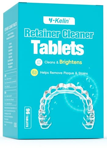 Y-kelin Orthodontic Retainer Cleansing Tablet 96 Tablet (96 Count (Pack of 1))