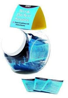 Mcnett Exhibitor With Detergent Bags Wetsuit & Drysuit Shampoo 48 Einheiten 15 ml