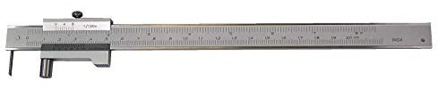 MIB Anreiß-Messschieber m. Rolle rostfrei HM-Spitze 200 oder 400 mm zur AUSWAHL: 200 mm