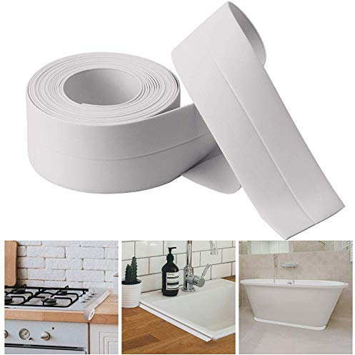 Nastro sigillante per vasca da bagno/cucina,Impermeabile e antimuffa,Sigillante a nastro per sigillatura a parete, striscia per calafataggio, nastro sigillante, sigillante per piastrelle per doccia