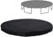 Ledph Bache Trampoline 244 cm, Housse Protection Trampoline PE Housse Pluie ImperméAble Protection, pour L'ExtéRieur Trampoline, Noir