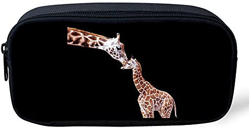 Biyejit Federmäppchen mit Giraffen-Druck, Schulbedarf, Schreibwaren für Kinder, Jungen, Mädchen, Geschenke