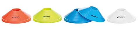 uhlsport Unisex – Erwachsene MARKIERUNGSHÜTCHEN 40 STK. (10/Farbe), farblich Sortiert, Einheitsgröße
