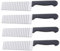 COLLBATH 4 Stücke Kartoffel Slicer Edelstahl Klingen Crinkle Cutter Für Gemüse Karotte