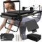 Pilates Reformer klappbar, mit Zubehör - Reformer Box, Sprungbrett, Fußschlaufe - 10 Federrohre - bis zu 200 kg Gewichtskapazität
