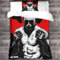 YTPONBCSTUG UFC Bettwäsche Sets Kinder Bettbezug Mikrofaser Bettwäsche 3D Gedruckter Boxen Bettbezug Kissenbezug Single（135x200cm）