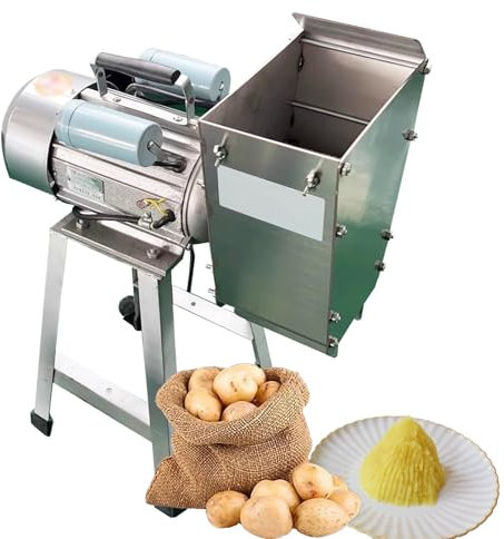 SXYKXYDL Elektrische Kartoffelpresse, Kartoffelpüree-Stampfer aus Edelstahl, Gemüse- und Obststampfer – professionelles Küchenwerkzeug