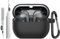 YLK Funda Compatible con Samsung Galaxy Buds 3 / Buds 3 Pro con Kit de Limpieza, Funda Silicone con Hebilla, Carga Inalámbrica (Negro)