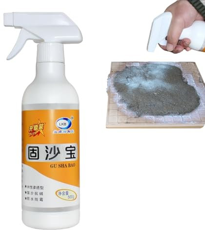 Sand Curing Spray - Anti-alkali Concrete Hardener Sprray | Clear Penetrating Sannd Fixatiion Agent | Ground Sandd Fixation Treasure for Wall and Floor