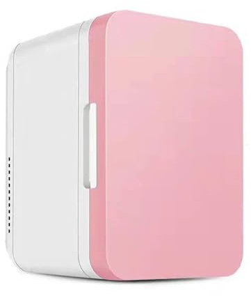 SBHLFXSX Tragbarer Kühlschrank für Fahrzeug, 8 Liter, Mini-Kühlschrank für Auto und Zuhause, doppelte Verwendung für Kühlung, Heizung, Schlafzimmer, Zuhause und Schönheit. (Pink)